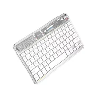Bluetooth billentyűzet (angol) Hoco S55 Transparent Discovery fehér.
