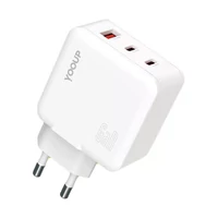 YooUp NC67-G Triple hálózati töltő (USB - Type-C) PD 65W fehér