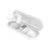 Vezeték nélküli Bluetooth Stereo fülhallgató headset Borofone BW41 Prestige TWS fehér