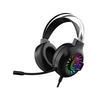 Vezetékes fejhallgató, headset 3,5 mm-es Jack csatlakozóval Forev FV-G97 Gamer fekete