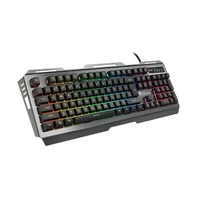 Genesis Rhod 420 Gamer billentyűzet US kiosztással, színes háttérvilágítással, fekete