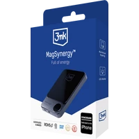 3MK MagSynergy 2in1 Vezeték nélküli Powerbank 10000mAh fekete