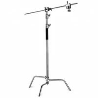 (HASZTNÁLT TERMÉK, ÚJSZERŰ ÁLLAPOTBAN) MIKROSAT C-STAND ÁLLVÁNY BOOM KARRAL (MAX. 20KG, 340CM) - CS-340B