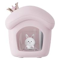 Kompact Crown House Humidifier WT-H43 koronás ház párásító - rózaszín
