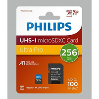 Philips Micro SDHC Memóriakártya 256GB Class 10 UHS-I U1 Adapter PH133532