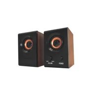 Vezetékes PC hangszóró (hangszórópár) hálózati és USB csatlakozóval Jiteng E-2302 barna