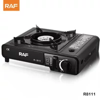 RAF R.8111 kemping gázfőző kemping tűzhely, 3000W, fekete