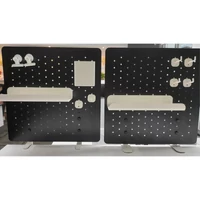 Techsend Pegboard Set Lyukacsos tábla íróasztal rendszerező (2 db, 37x37 cm, csíptethető)