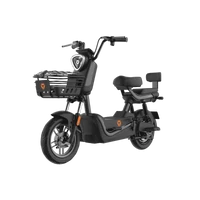 YADEA COOLJOY elektromos robogó, fekete (48V 23Ah grafén, 25km/h, 800W, 58N·m, 48kg)