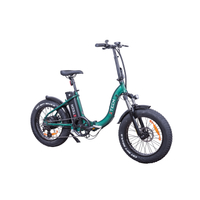 Z-Tech ZT-89C Összecsukható Fatbike Elektromos Kerékpár 250W 48V 13Ah Li Zöld