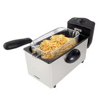 Esperanza EKG010, Falafel,  2000W, 3L, Rozsdamentes acél, Olajsütő/Deep Fryer