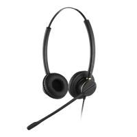 Addasound Call Center Fejhallgató QD - CRYSTAL 2872 (QD csatlakozó, Noice Cancelling mikrofon, fekete)