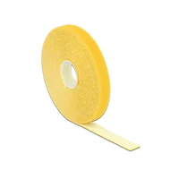 Delock Hurkolható rögzítok, 5 m x 13 mm (H x Sz) tekercs, sárga