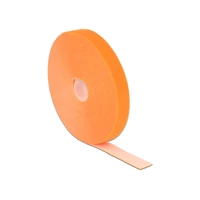 Delock Hurkolható rögzítok, 10 m x 20 mm (H x Sz) tekercs, narancssárga