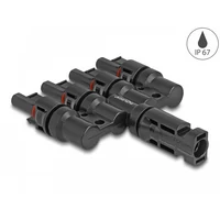 Delock DL4 napkonnektorok 1 x apa - 4 x anya