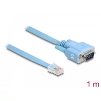 Delock RS-232 DB9 típusú adapter apa - 1 x RS-232 RJ45 soros apa 1 m