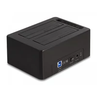Delock USB duális dokkoló állomás 2 db. SATA HDD / SSD számára klónozó és törlő funkcióval