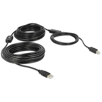 Delock Kábel USB 2.0 A típusú dugó > USB 2.0 B típusú dugó 20 m