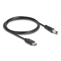 Delock USB Type-C  tápkábel - DC 5,5 x 2,1 mm méretű apa 1 m