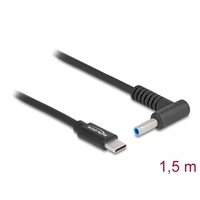 Delock Laptop töltőkábel USB Type-C  apa - HP 4,5 x 3,0 mm apa