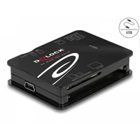 Delock USB 2.0 kártyaolvasó CF / SD / Micro SD / MS / xD / M2 memóriakártyákhoz