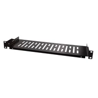 Logilink 19" konzolos polc, elülső csavaros rögzítés, fekete