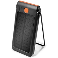 Logilink Mobil Power Bank, LiPo, 10.000mAh, napelemes, PD 18W, fekete