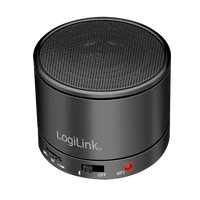Logilink Bluetooth hangszoró MP3-lejátszóval és FM-rádióval, fekete