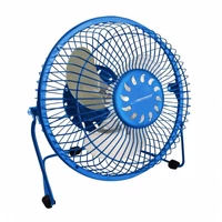 Esperanza Yugo asztali USB ventilátor, 6 col, kék
