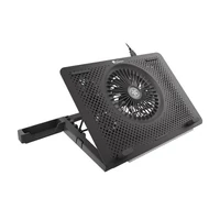 GENESIS OXID 450 RGB 15.6" Laptop hutopad ventilátor, RGB világítás, USB, fekete