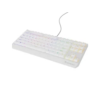 Genesis Thor 230 TKL US RGB fehér mechanikus gaming billentyűzet, Brown switch hot swap