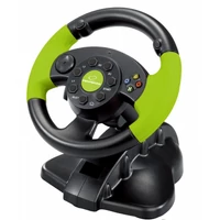 Esperanza High Octane Versenykormány pedállal, XBOX360/PS3/PC, fekete-zöld