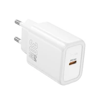 HOCO N62 Gentle egy portos  30W USB-C töltő - fehér
