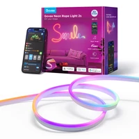 Govee Neon szalagfény 2 szilikon védőburkolattal  (4 m) Fehér Hang + Wifi + Bluetooth vezérlésel