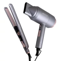 Jocca hajszárító 2200W-os DC motorral + 45W-os hajvasaló készlet