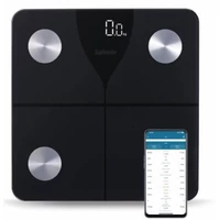Salente SlimFit, személyi diagnosztikai fitnesz mérleg, Bluetooth, fekete