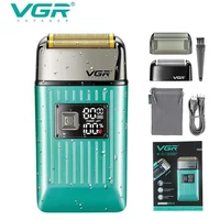 Vezeték nélküli borotva VGR, V-357, titán penge, 1400 mAh, sárga