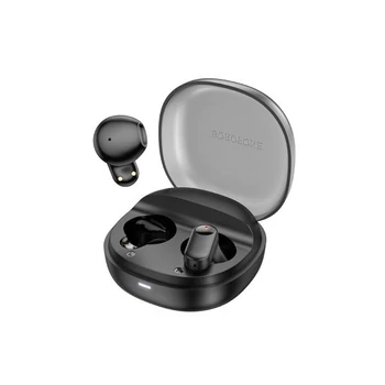 Borofone TWS Bluetooth Fülhallgató BW54 Lucky fekete
