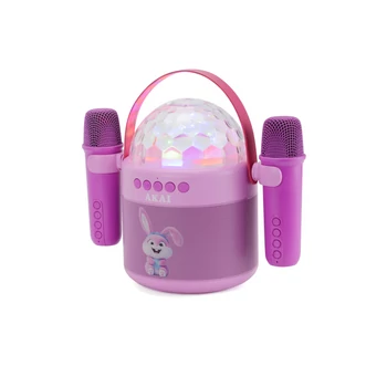 AKAI Karaoke hangszóró két vezeték nélküli mikrofonnal JoyBox Kids 6W