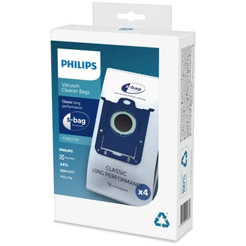 Philips S-Bag Porzsák Classic Long Performance (4 darabos) FC8021/03