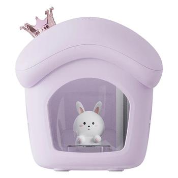 Kompact Crown House Humidifier WT-H43 koronás ház párásító - rózaszín