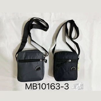 Férfi Crossbody táska állítható pánttal, nagy kapacitású, cipzáras zár, több rekesz, szürke