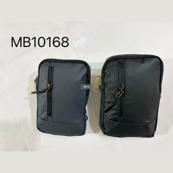 Férfi Crossbody táska állítható pánttal, nagy kapacitású, cipzáras zár, több rekesz, szürke