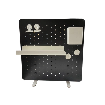 Techsend Pegboard Set Lyukacsos tábla íróasztal rendszerező (2 db, 37x37 cm, csíptethető)