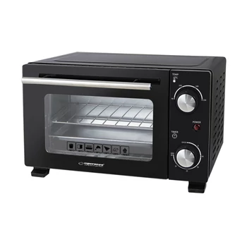 Esperanza Calzone mini sütő, 10 liter, 900W, fekete