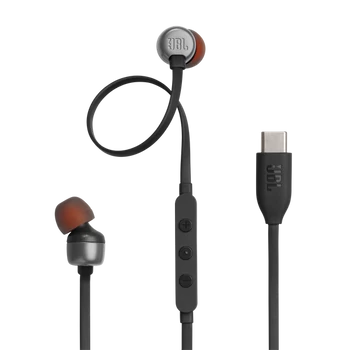 JBL T 310 C BLK vezetékes USB C mikrofonos fekete fülhallgató