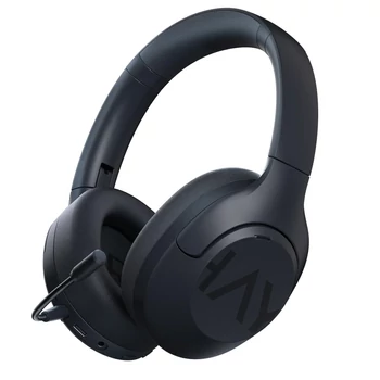 Haylou S30 Pro vezeték nélküli fejhallgató levehető mikrofonnal, ANC (feketés sötétkék)