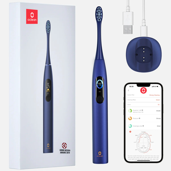 Xiaomi Oclean X Pro Digital Sonic Toothbrush Szónikus Elektromos Fogkefe Sötétkék