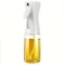 Olajpermetező palack olajspray tartály 220ml átlátszó-fehér