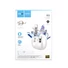 Bluetooth fülhallgató, headset Yooup E12 Transparent 5.1 TWS fehér.